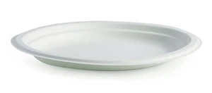 10.25x7.75" Oval Plate Biodegradable White 500 pcs - Picture 1 of 1