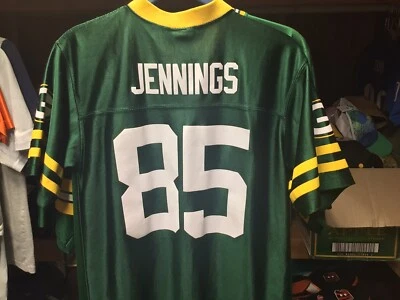 NFL Apparel Green Bay Packers Greg Jennings Football Jersey Youth Lg 14-16 - Image 1 of 4