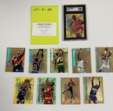 Michael Jordan 1994-95 Skybox Emotion N-Tense Complete Set 1-10 SGC 10 Jordan