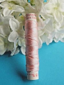 566B Superb Silk Thread Bobbin Gutermann Domo Pink Layette No. 659 - Picture 1 of 2