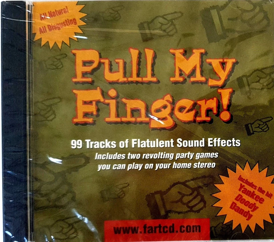 Pull My Finger! CD 99 Tracks of Flatulent Sound Effects 2 Party games & Parodies - Image 1 of 1