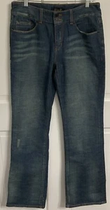 Seven 7 Jeans Womens Size 8 Long Boot Cut Distressed 30x33 - Picture 1 of 13