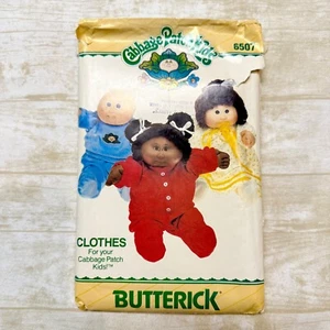 Patrón de ropa para niños Butterick 6507 Cabbage Patch para muñecas de 16" parcialmente cortadas - Imagen 1 de 4