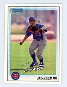 2010 Bowman Chrome JAE-HOON HA Rookie Card RC REFRACTOR #/777 Korea CUBS #BCP85