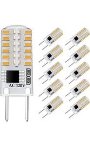 10pcs G8 LED Light Bulb Lamp T5 64 3014 Kitchen Cabinet Lighting Warm White 120V - Picture 1 of 5