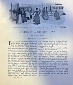 1892 Octave Thanet Historias de una ciudad occidental Tommy & Thomas - Imagen 1 de 5