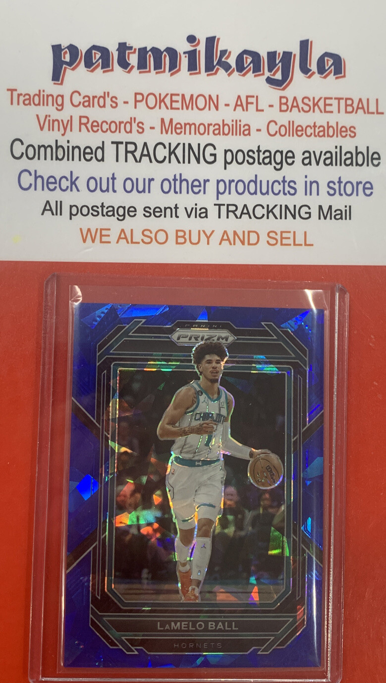 2022-23 Panini Prizm #150 Lamelo Ball Blue Ice Prizm SP /125 Mint