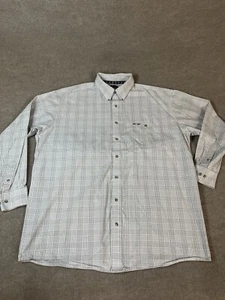 Wrangler Hemd mit Knöpfen 2XL groß kariert Langarm Western Cowboy Ranch Arbeit - Bild 1 von 12