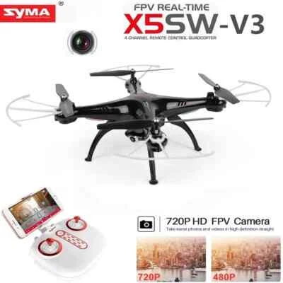 Cuadricóptero de 6 ejes X5SWFPV en tiempo real 4 canales 2,4 gHZ control remoto Foto 1 de 4