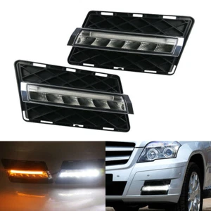 LED DRL Tagfahrlicht Nebelscheinwerfer Für Benz GLK Class GLK300 GLK350 2008-12 - Picture 1 of 11