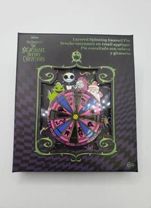 Loungefly Disney Nightmare Before Christmas Oogie Spinning Wheel Pin - Picture 1 of 3