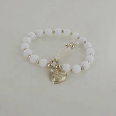 Esprit Damen Armband Armkette Edelstahl Rosé Kunstperlen weiß ESBR026-1 - Bild 1 von 2