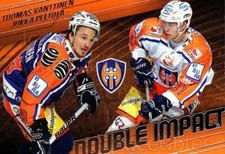 2011-12 Finnish Cardset Double Impact #11 Tuomas Vanttinen, Jukka Peltola