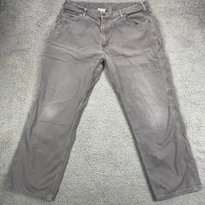 Carhartt Mens Loose Fit Jeans 38 X 30 Gray Distressed - Foto 1 di 9