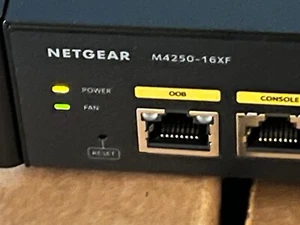 Netgear M4250-16XF Fiber AV network switch - Picture 1 of 5