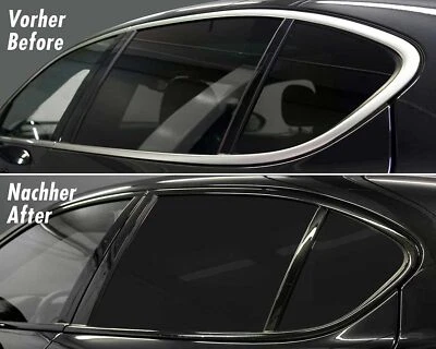 Foliatec Zierleistenfolie Chrome Out Set schwarz matt Chromleistenfolie - Bild 1 von 4