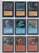 MTG:9 Homelands-Black Carriage,2 Diff Cemetery Gate,Memory Lapse,2 Diff Minotaur