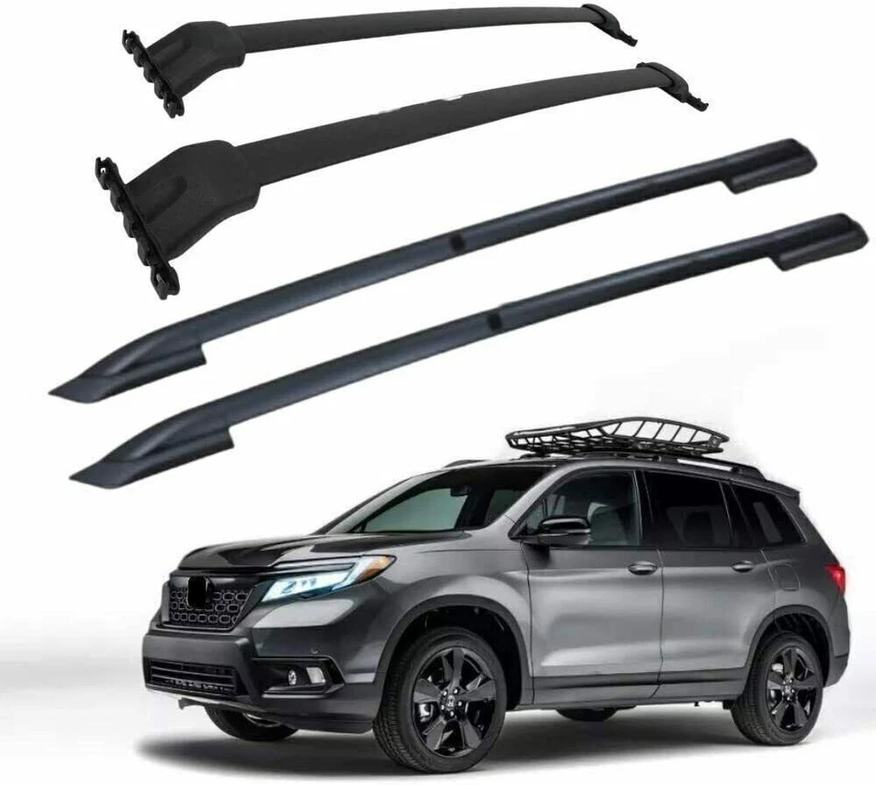 4 piezas para barras transversales de techo de riel lateral Honda Passport 2019-2024 Foto 1 de 4