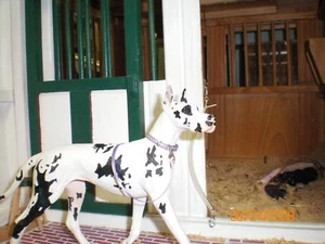 Jaapi LAVENDER/SILVER large dog collar, fit Breyer Companions, not for real dogs - Picture 1 of 1