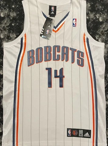 Authentic Adidas NBA Charlotte Bobcats DJ Augustin Basketball Jersey Cover