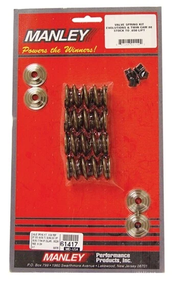 Kit de resorte de válvula de titanio .650 para 86-03 Harley Sportster XL Manley 61417 Foto 1 de 1