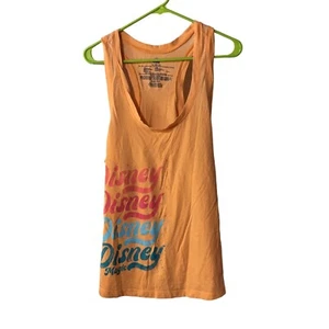 DISNEY MAGIC ORANGE TANK TOP WOMENS SIZE LARGE - Picture 1 of 4
