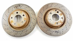 07-13 MERCEDES BENZ S550 W221 FRONT ROTOR DISC BRAKE DRILLED PAIR OEM - Picture 1 of 6