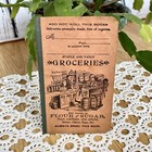 Antique Vintage Grocery Ledger Notebook Early 1930s ? NOS Blank Empty #C Unused