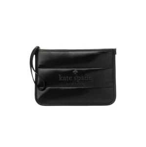 KATE SPADE Ella Nylon Wristlet Pouch Black K9598 - Picture 1 of 3