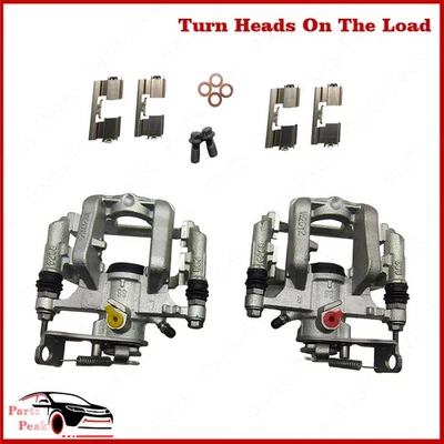 2Pcs For Toyota Corolla Matrix 2009-14 Pontiac Rear Left & Right Brake Caliper Foto 1 de 4