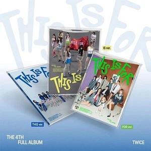TWICE THIS IS FOR 4th Album 3 Ver SET/3CD+POSTER+3 Photo Book+15 Card+GIFT - Picture 1 of 16