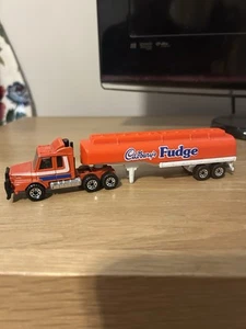 Matchbox Convoy CY-17 Scania Tanker Truck Cadbury Fudge Diecast Model Vehicle - Picture 1 of 14