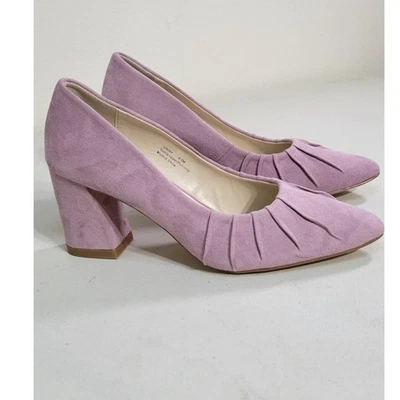 Bellini Salto Feminino 6.5 Camurça Vinny Slip On Bomba Traje de Escritório Corporativo Novo sem etiquetas - Imagem 1 de 4