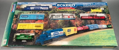 Eckerd Drugs Savings Express: HO Scale Locomotive & 5 Cars Electric Train Set - Image 1 of 4