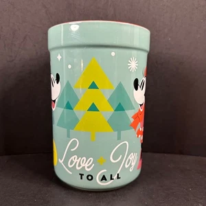 Mickey und Minnie Mouse Weihnachten Liebe & Freude an alle, Vase oder Utensilienhalter - Bild 1 von 6