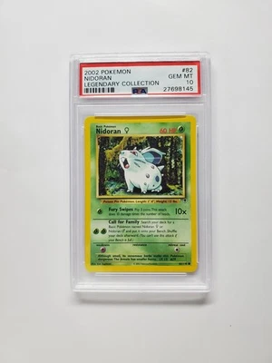 PSA 10 - Nidoran F 82/110 Legendary Collection Regular 2002 - Image 1 of 3