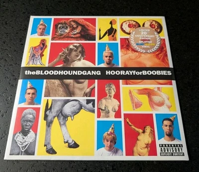 BLOODHOUND GANG Hooray For Boobies 20th Anniversary, Blue & Yellow Vinyl 2LP NEW Foto 1 de 4