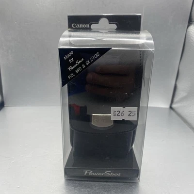 NUEVO Estuche Canon Deluxe PSC-3200 para Cámara Digital PowerShot Cuero Negro s95 sx Foto 1 de 4