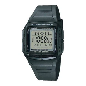 CASIO Databank Digital Wristwatch, Black, DB36-1AV, Brand New - Picture 1 of 1