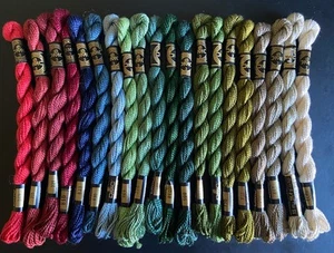 Lot: 20 Needlepoint Floss Hand Embroidery DMC 100% Perle Cotton #3 Fireroot - Picture 1 of 4