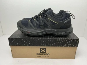 Salomon Pathfinder Hiking Shoes Womens US9 EU42 2/3 Excellent Blue & Black - Picture 1 of 22