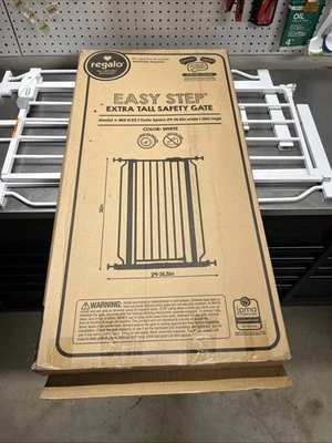 Regalo Easy Step 29 x 36.5" Metal Blanco Extra Alto 36" Puerta Bebé 1166H DS NUEVO Foto 1 de 4