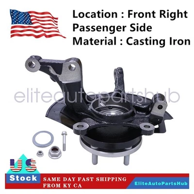 Conjunto de nudillo y cojinete de cubo de dirección delantera derecha PARA KIA SOUL 1.6L 2.0L 14-16 Foto 1 de 4