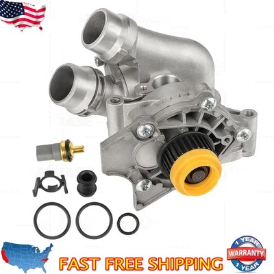 Aluminum Water Pump Fit For 2008-2016 Audi A3 A4 A5 VW CC TT Tiguan 2.0T - Image 1 of 4