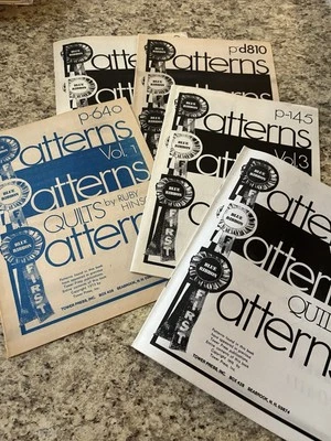 VTG 1970s Quilt Pattern Magazine Lot Whimsy, Automobiles, Children of the World - Image 1 of 4