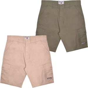 Pantalones cortos cargo de verano de algodón Lambretta para hombre - Imagen 1 de 15
