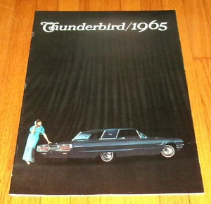 Original 1965 Ford Thunderbird Deluxe Verkaufsprospekt Katalog Cabrio Landau - Bild 1 von 3