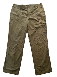 Columbia PFG Women's Aruba Khaki Pants FW8070-160 Nylon Beige Size 16W - Picture 1 of 11