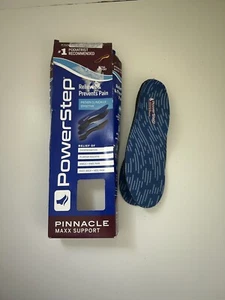 Powerstep Orthotics Pinnacle MAXX Foot Insoles Arch Support M 3-3.5 W 5-5.5 - Picture 1 of 5