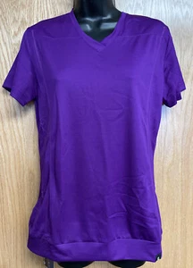 New Salomon "MARABA TEE" Women's Medium Trail Running Short Sleeve Shirt Purple - Picture 1 of 3